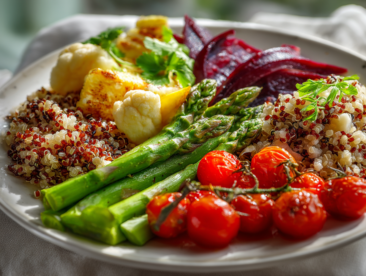 Zdravé jedlo a ingrediencie na stole